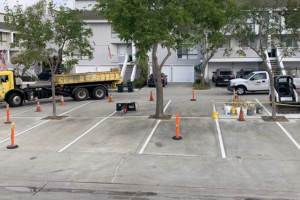 Odyssey Ct center parking @ job commencement