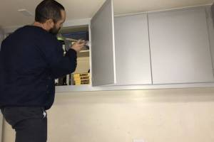 Painting garage cabinets